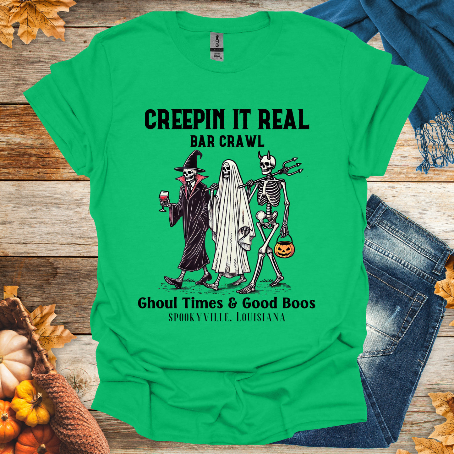 Creepin It Real Bar Crawl T-Shirt