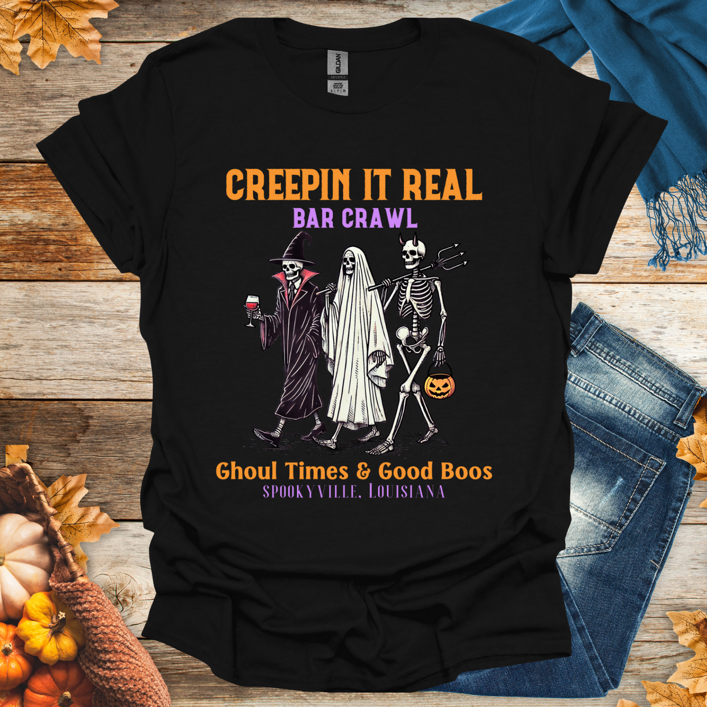 Creepin It Real Bar Crawl T-Shirt