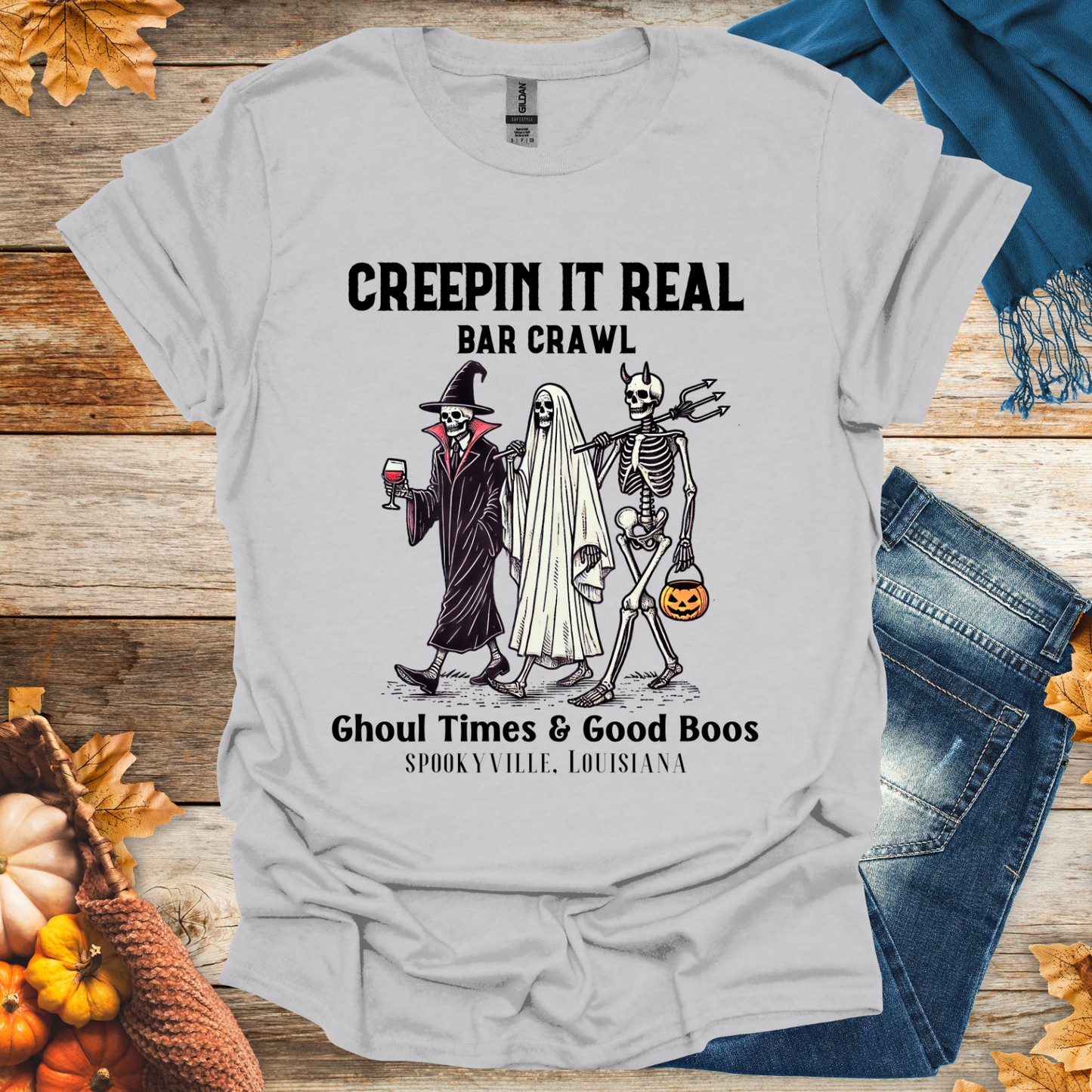 Creepin It Real Bar Crawl T-Shirt