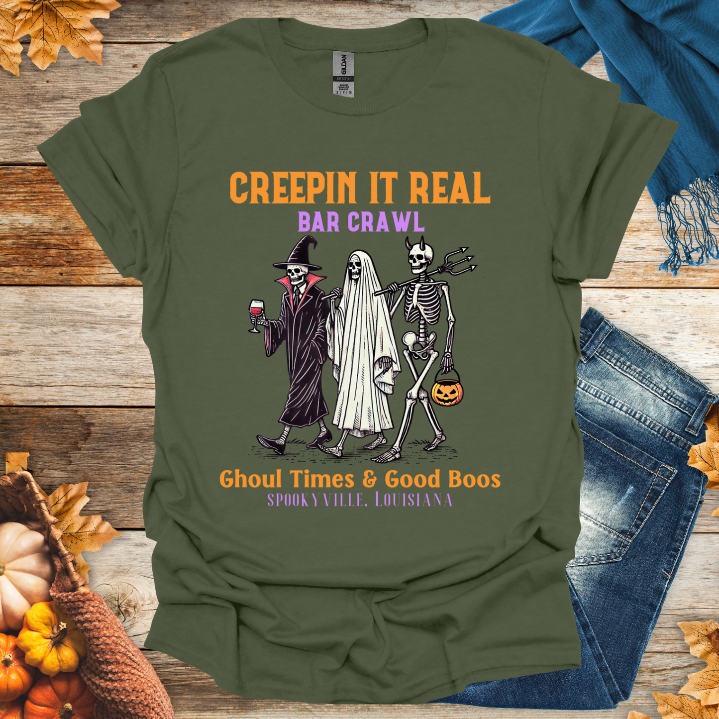 Creepin It Real Bar Crawl T-Shirt