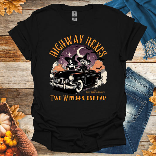 Highway Hex Witch Road Trip T-Shirt