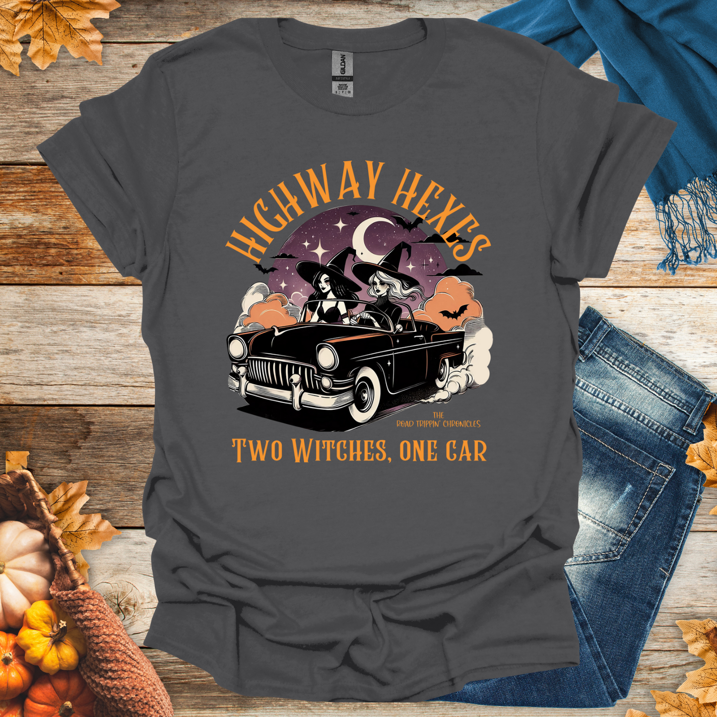 Highway Hex Witch Road Trip T-Shirt