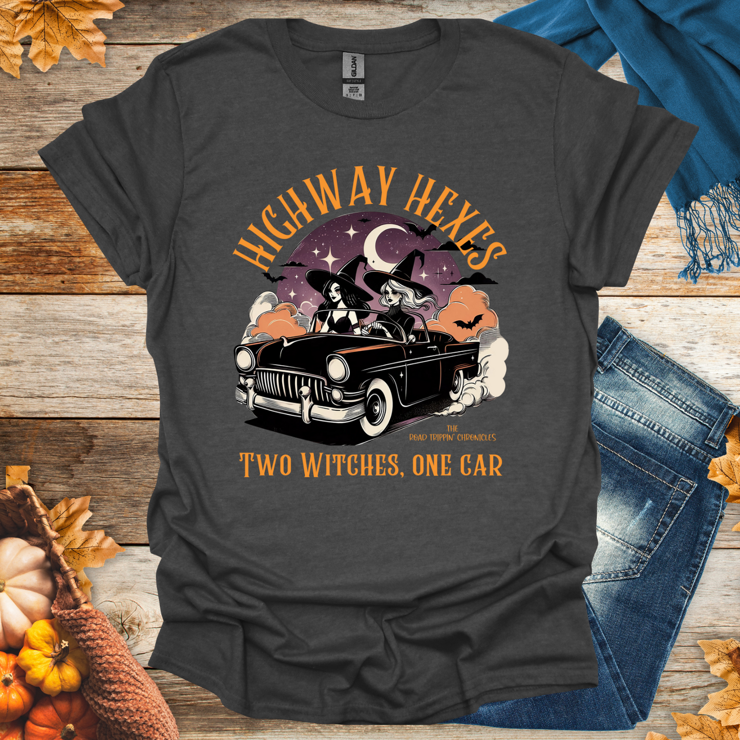 Highway Hex Witch Road Trip T-Shirt