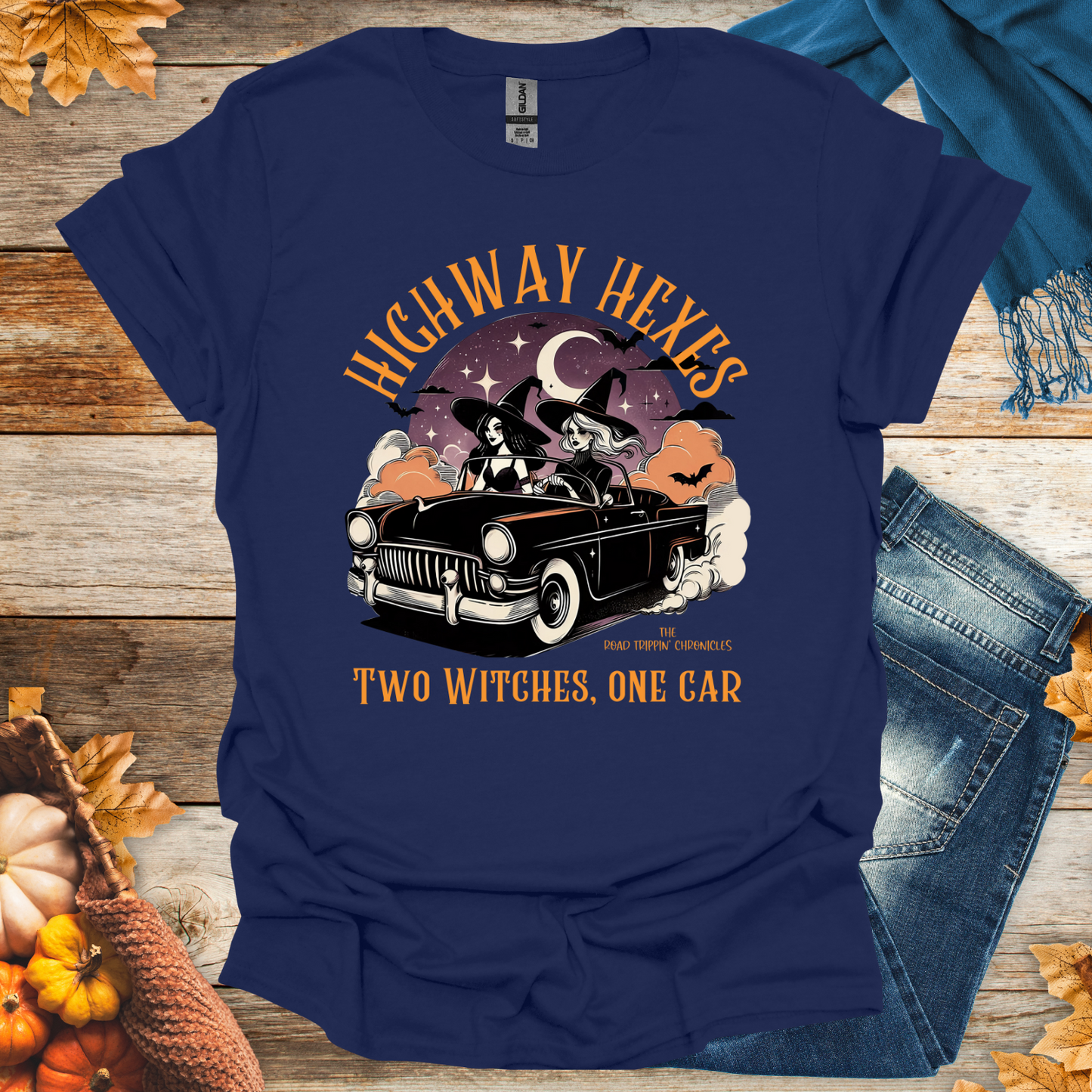 Highway Hex Witch Road Trip T-Shirt