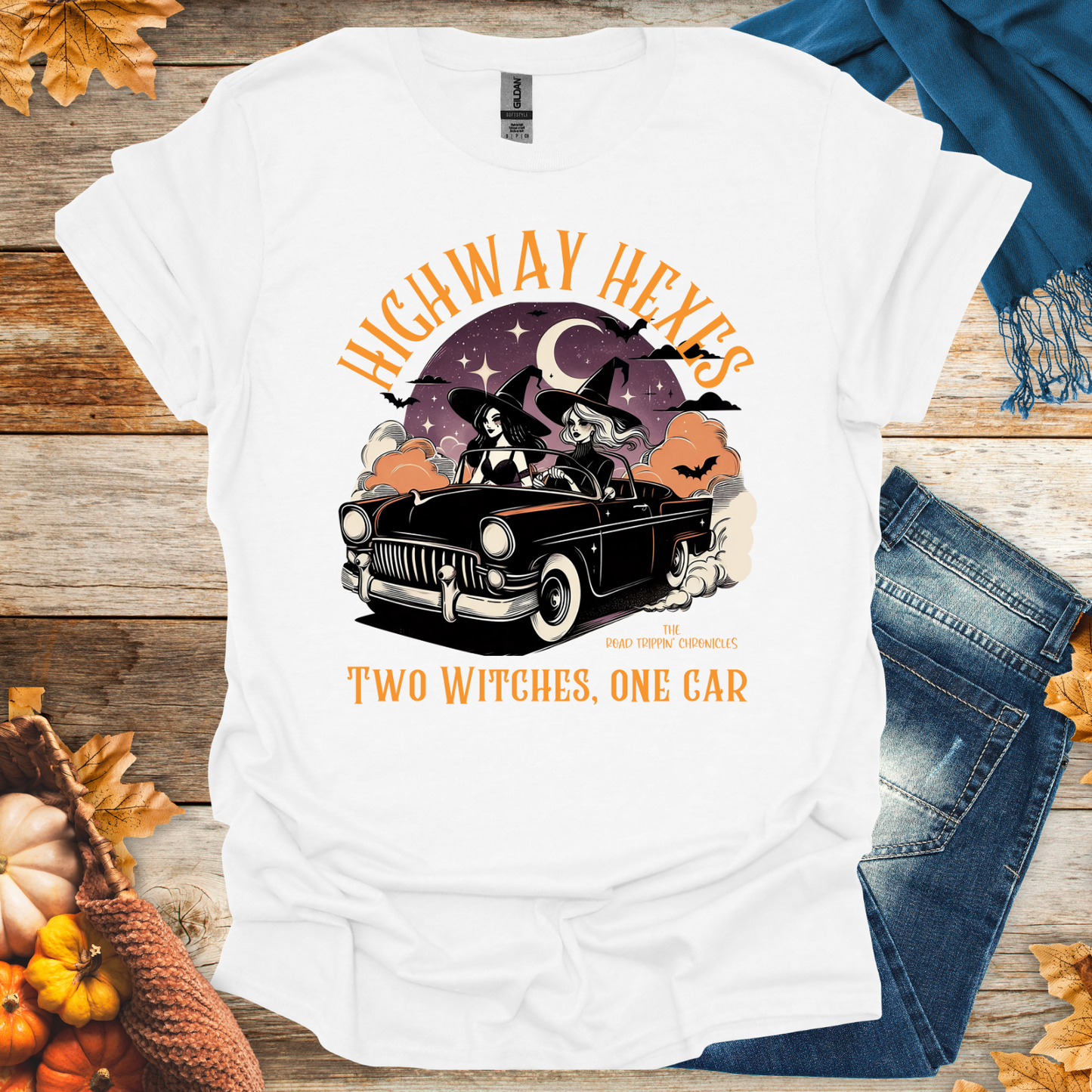 Highway Hex Witch Road Trip T-Shirt