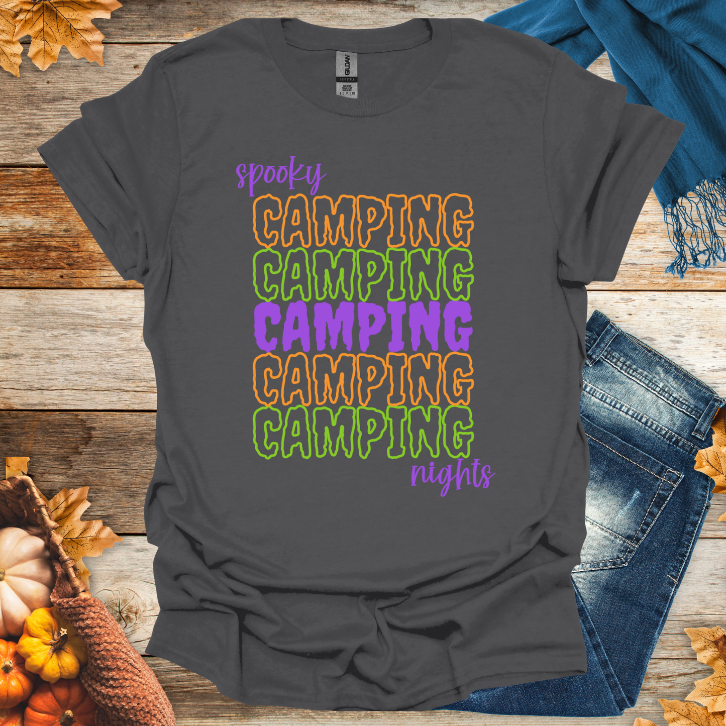 Spooky Camping Nights T-shirt