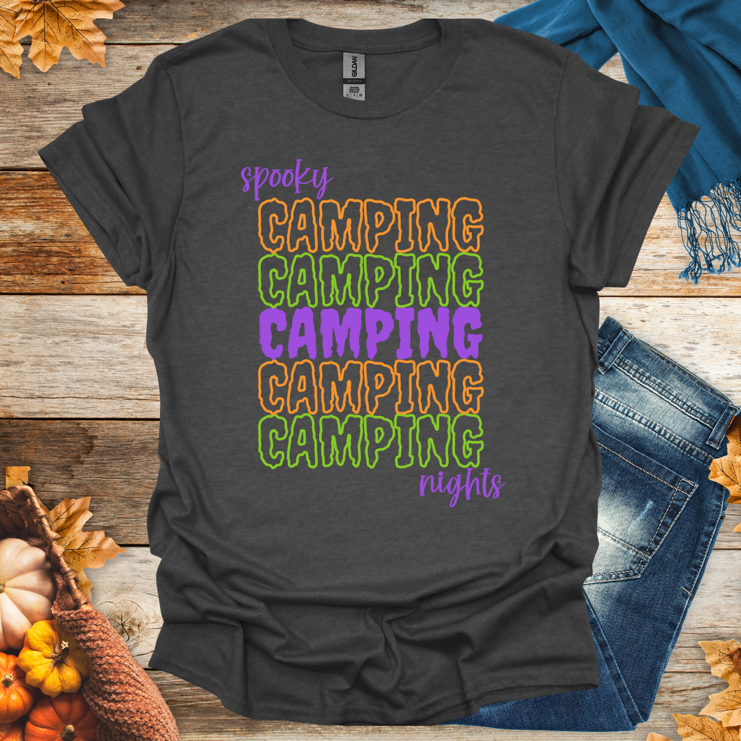 Spooky Camping Nights T-shirt