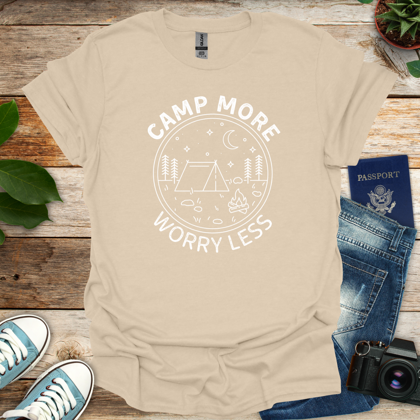 Camp More Worry Less T-Shirt