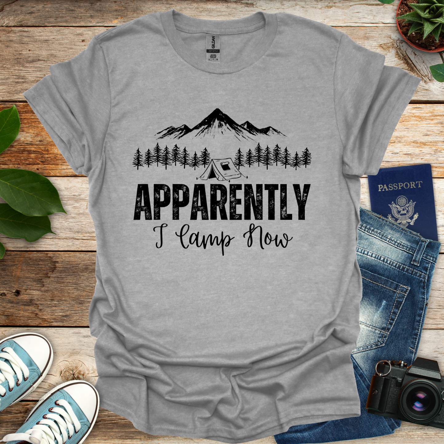 Apparently I camp Now T-Shirt