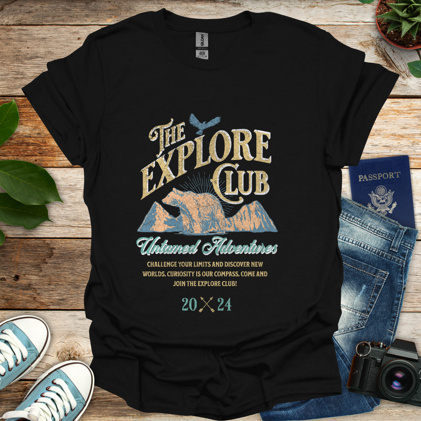 Explore Club Wild Adventures T-shirt