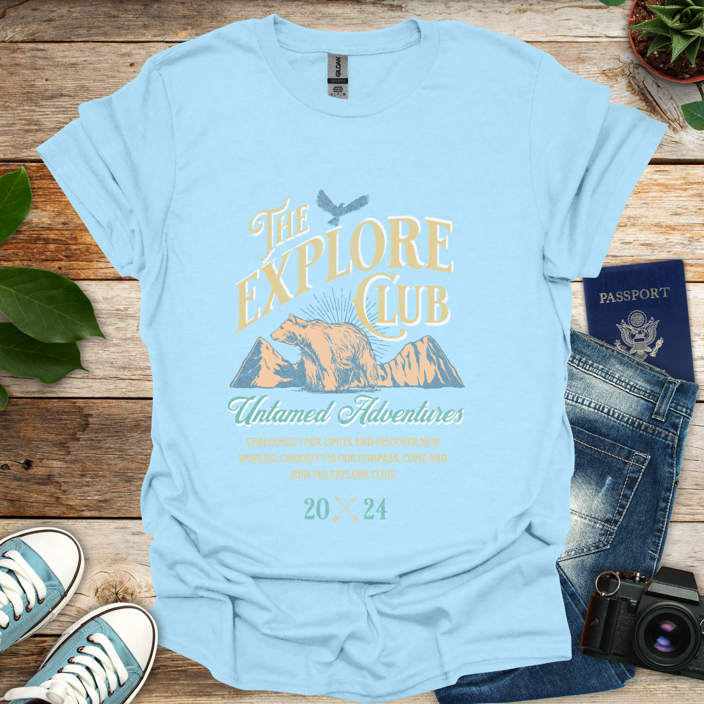 Explore Club Wild Adventures T-shirt