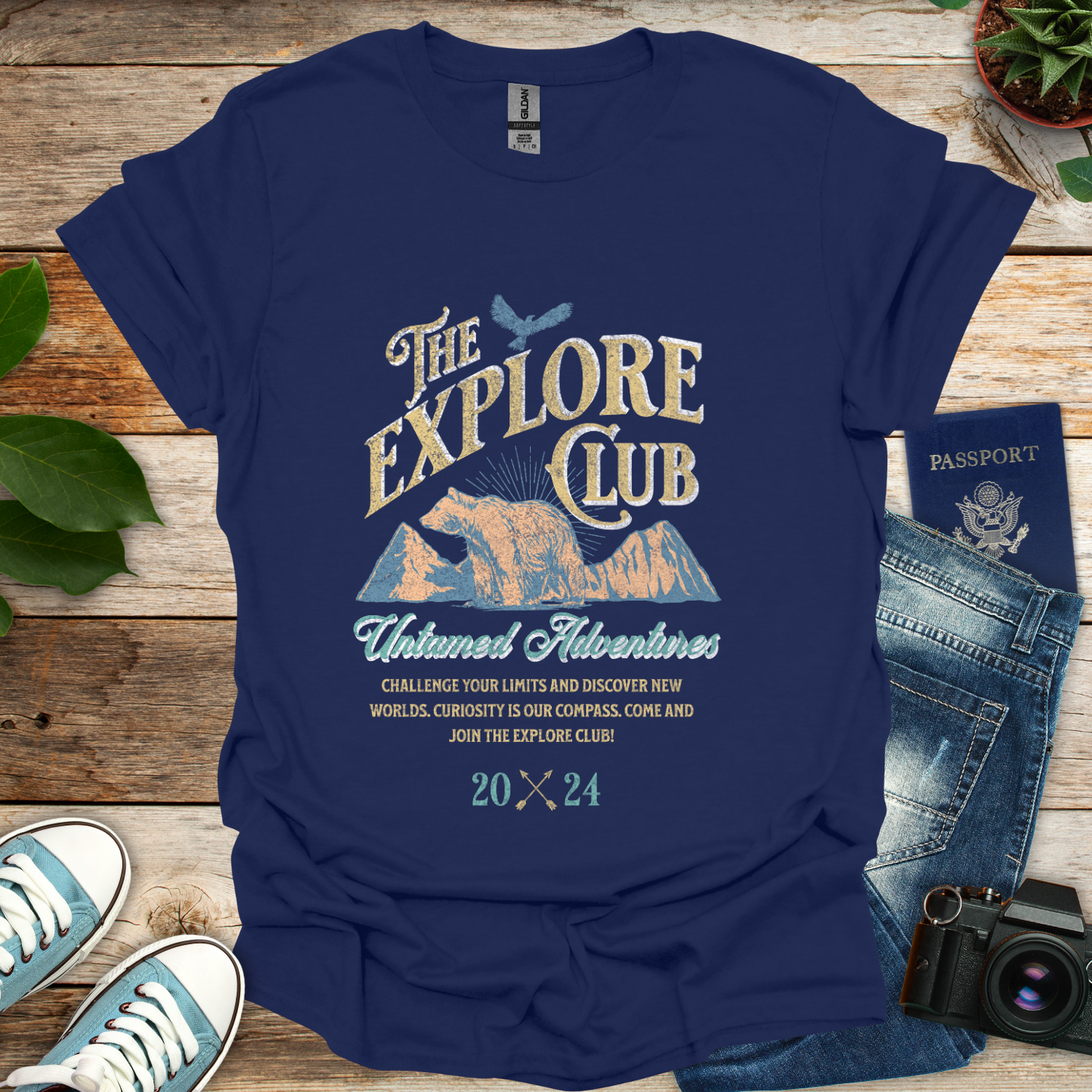 Explore Club Wild Adventures T-shirt