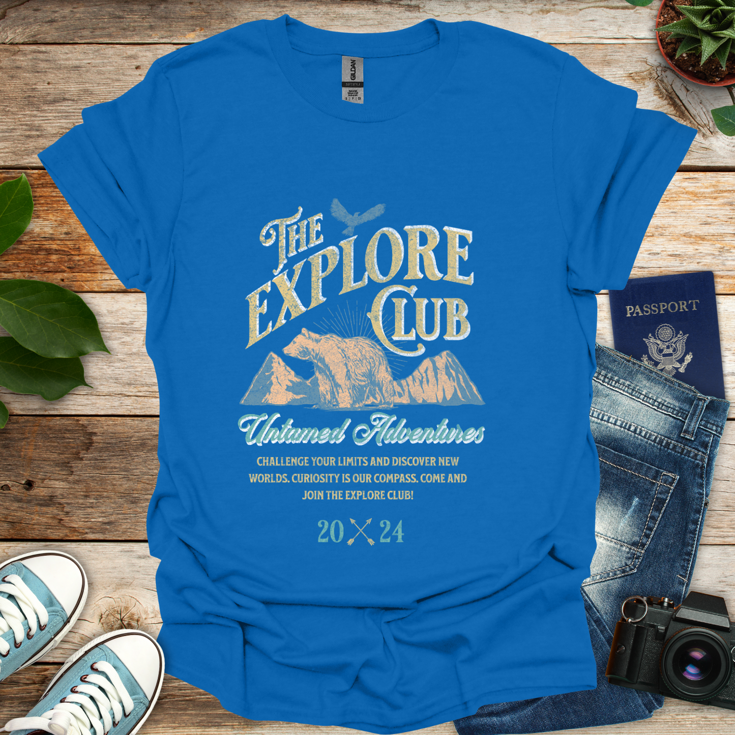 Explore Club Wild Adventures T-shirt