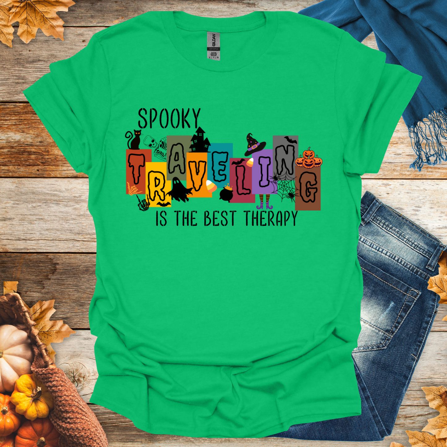 Spooky Travel Therapy T-Shirt