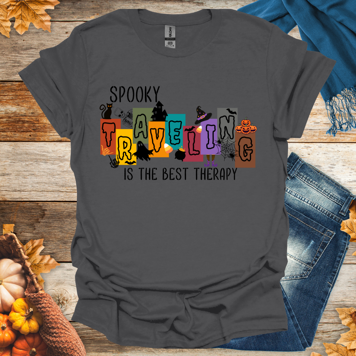 Spooky Travel Therapy T-Shirt