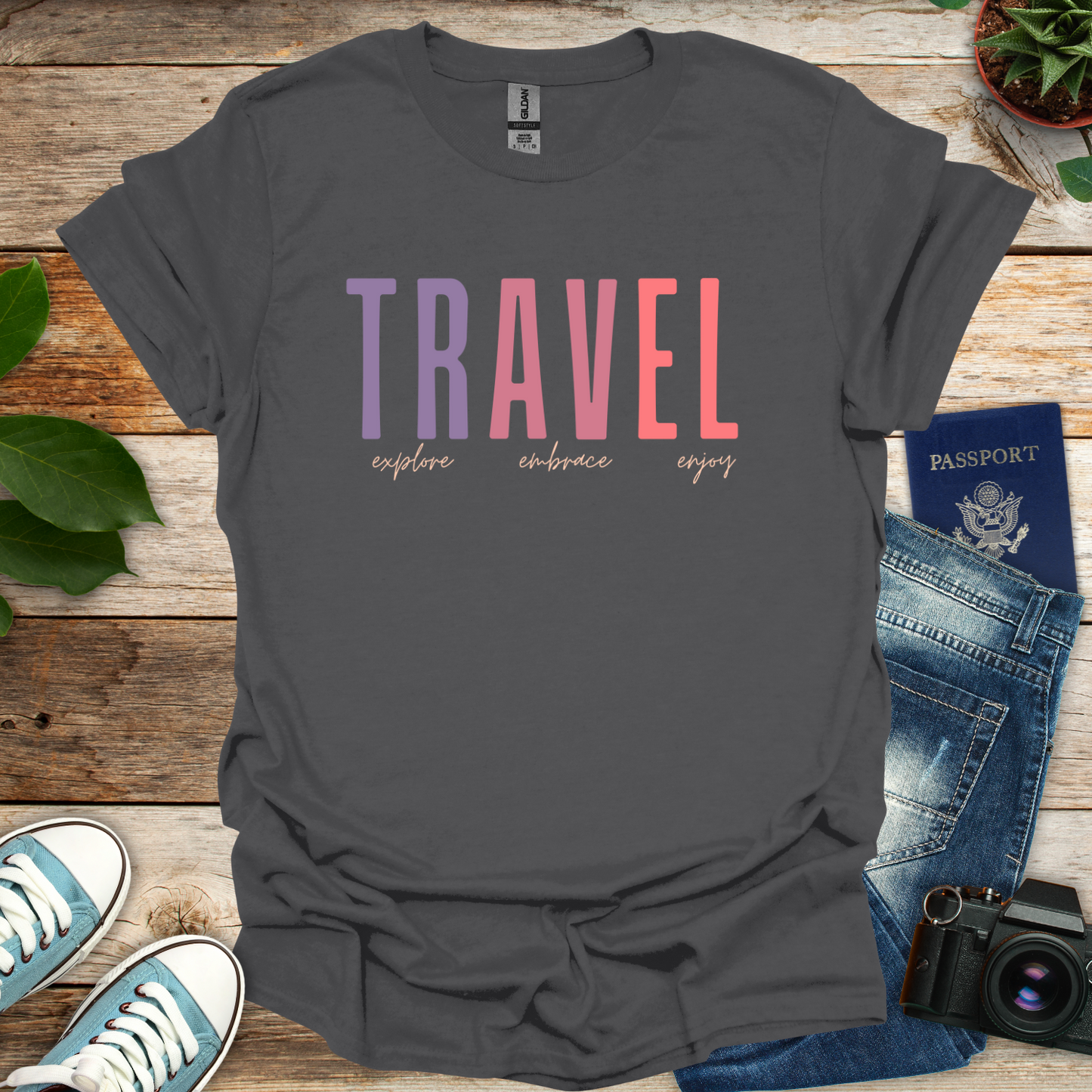 Explore Embrace Enjoy T-Shirt