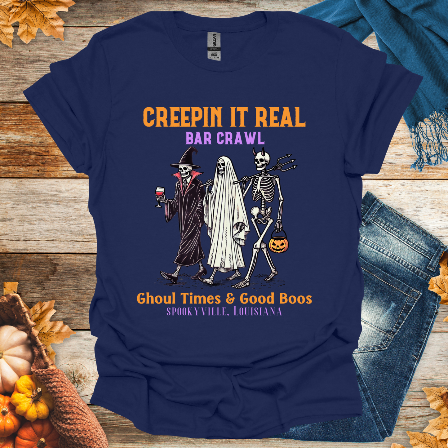 Creepin It Real Bar Crawl T-Shirt