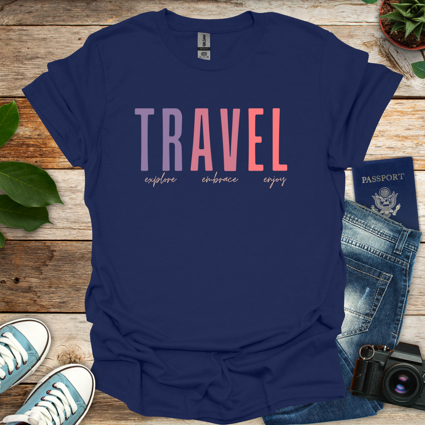 Explore Embrace Enjoy T-Shirt