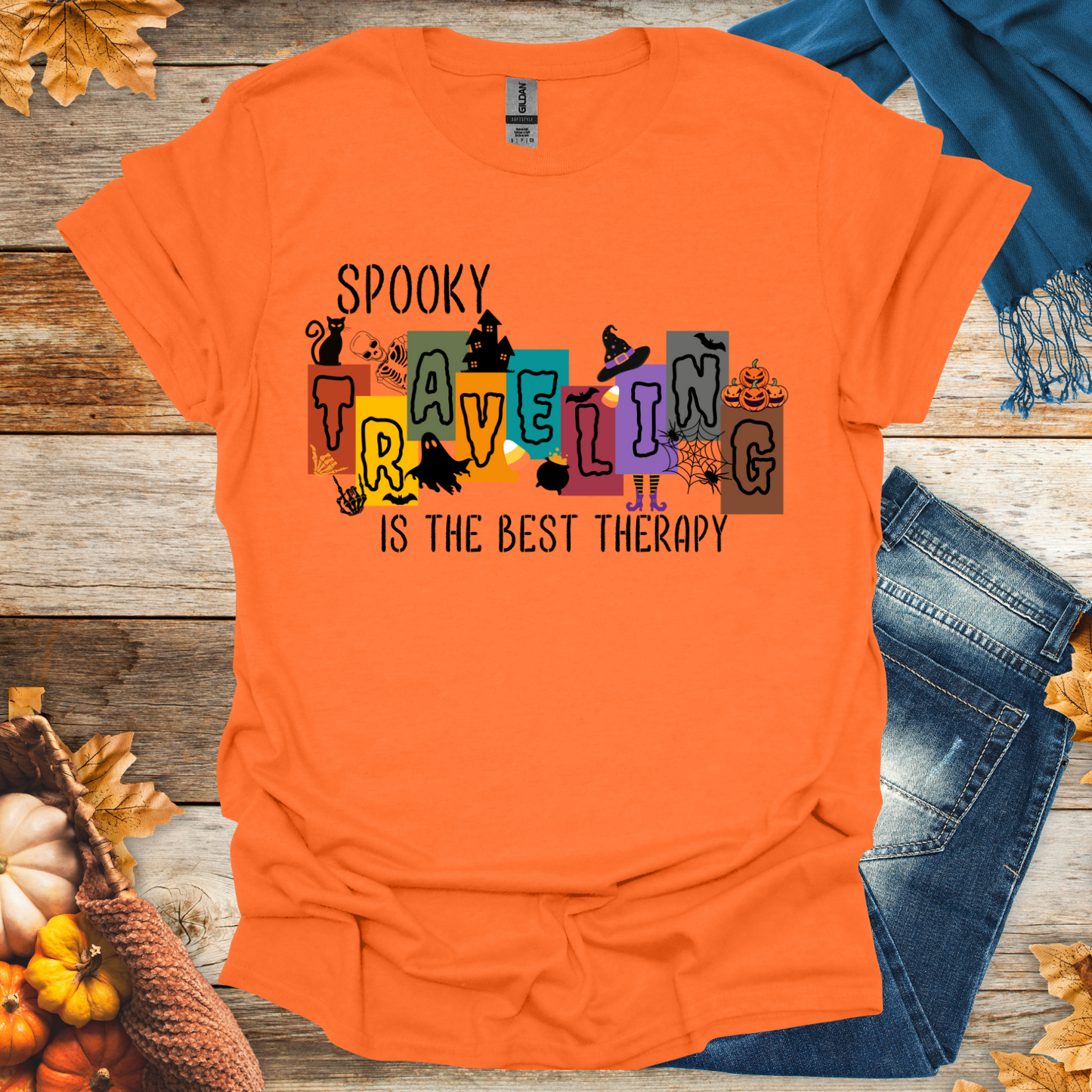 Spooky Travel Therapy T-Shirt