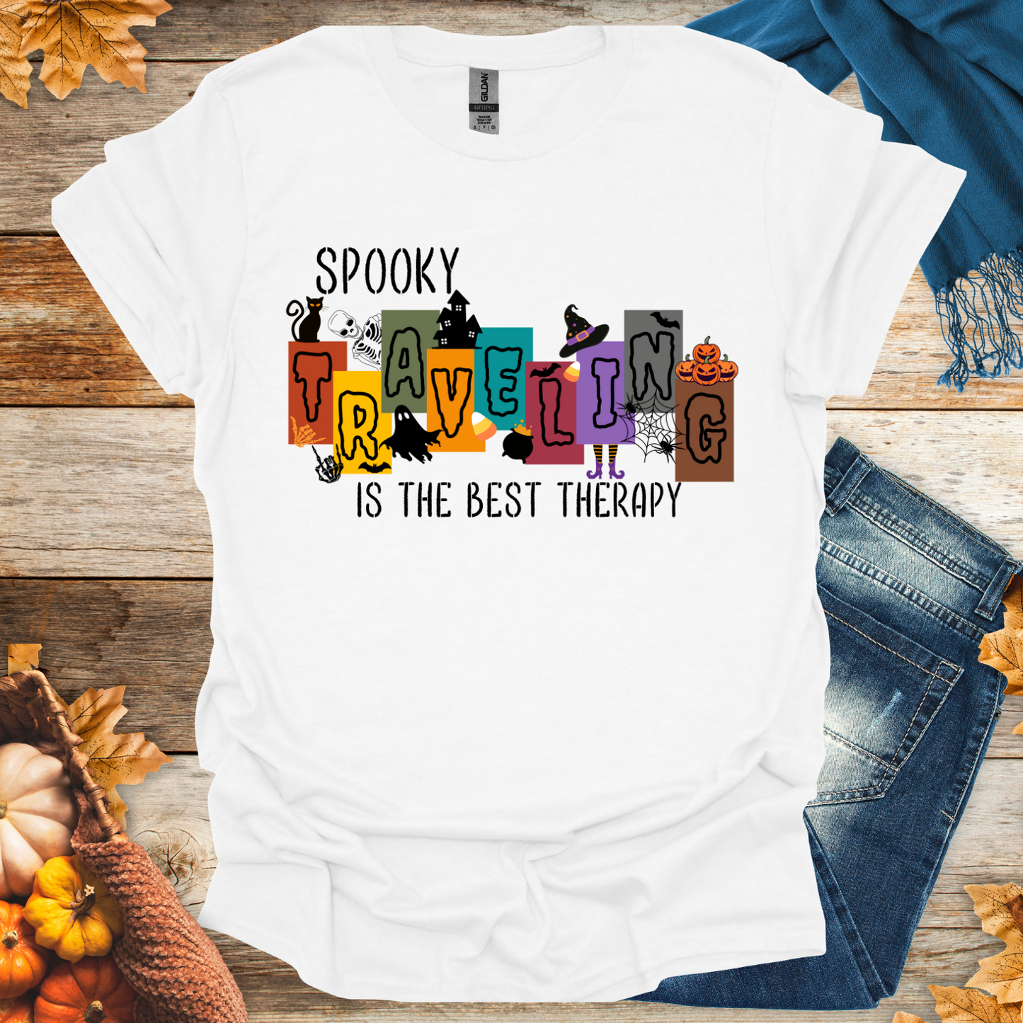 Spooky Travel Therapy T-Shirt