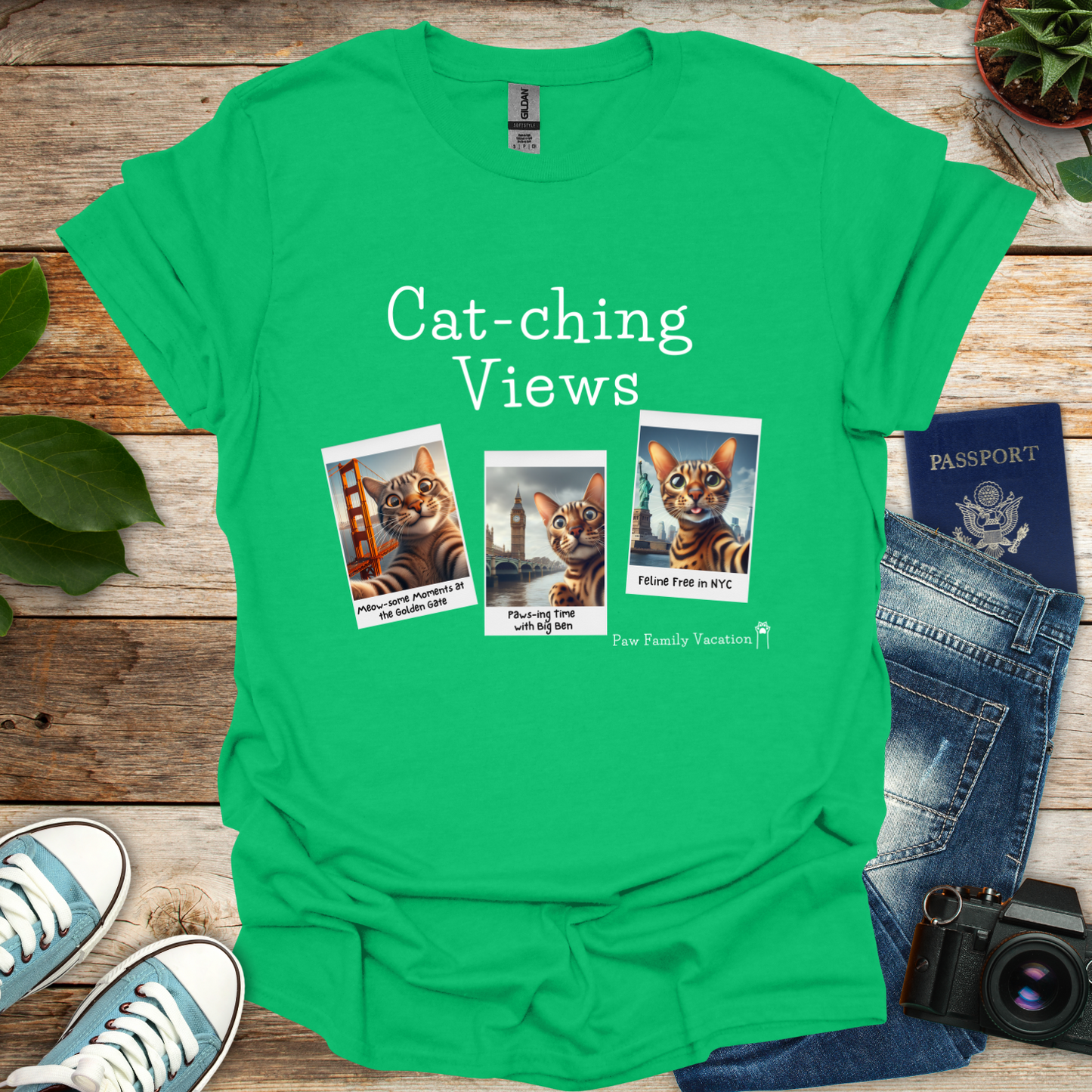 Cat-ching Views T-Shirt