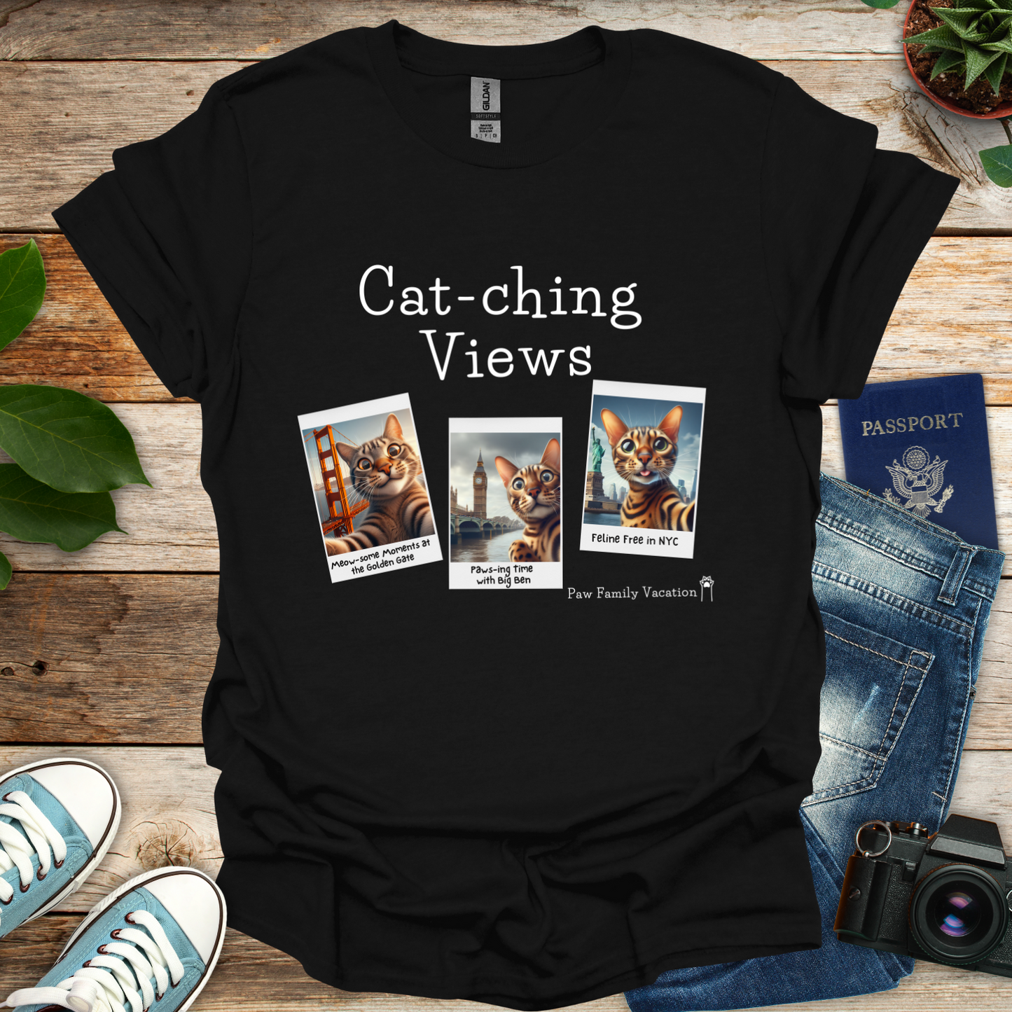 Cat-ching Views T-Shirt