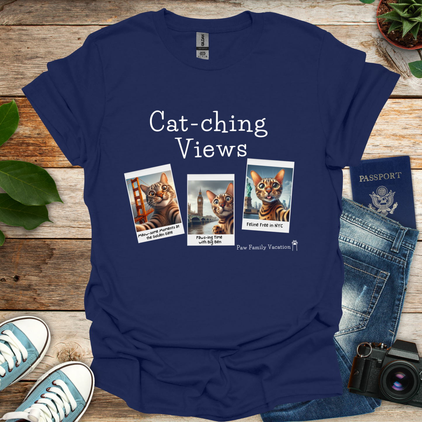 Cat-ching Views T-Shirt