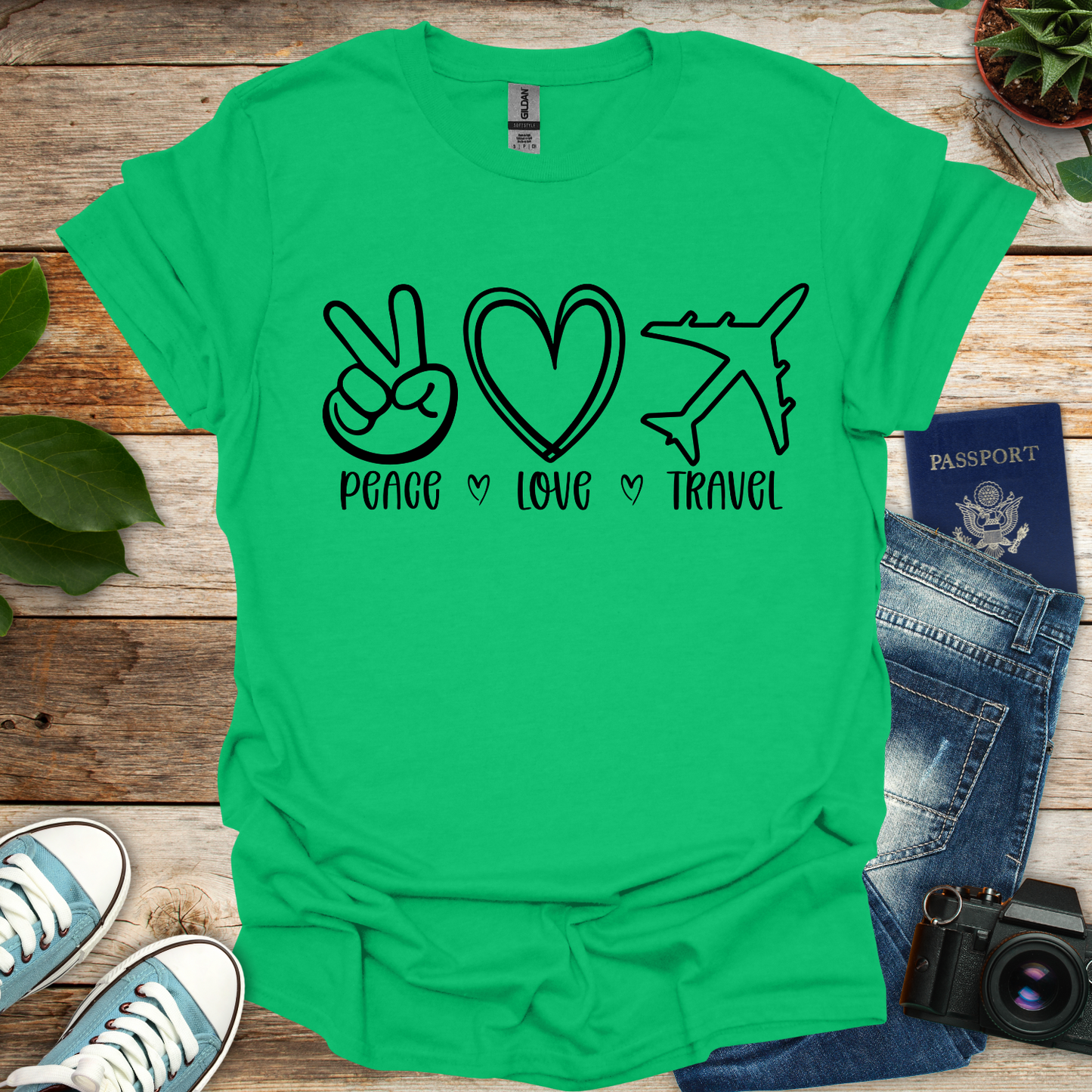 Peace Love Travel T-Shirt