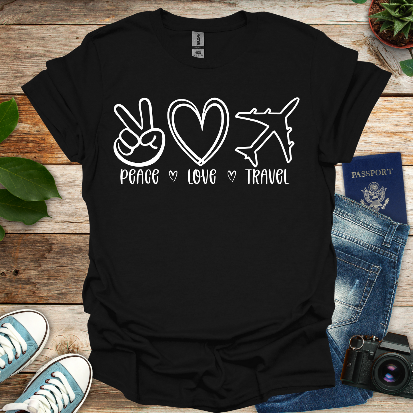 Peace Love Travel T-Shirt