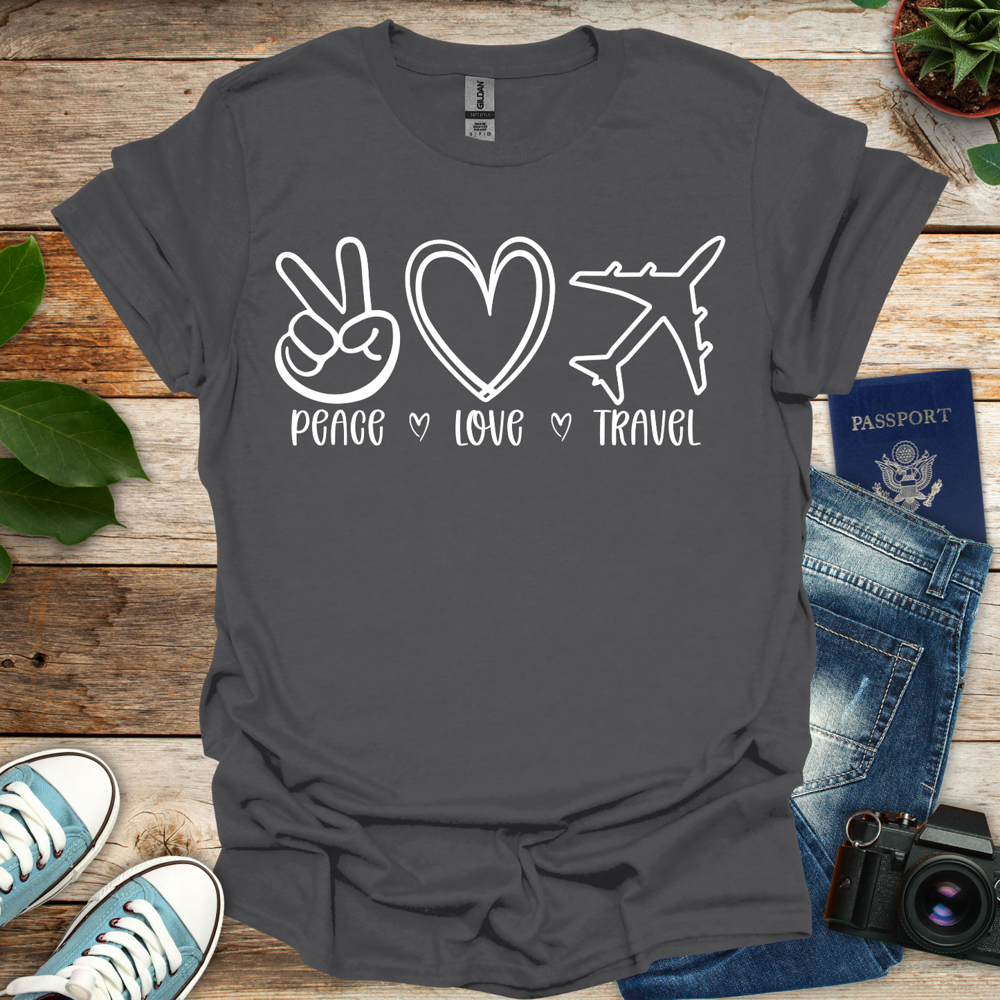 Peace Love Travel T-Shirt