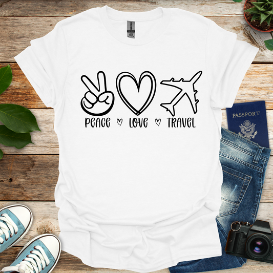 Peace Love Travel T-Shirt