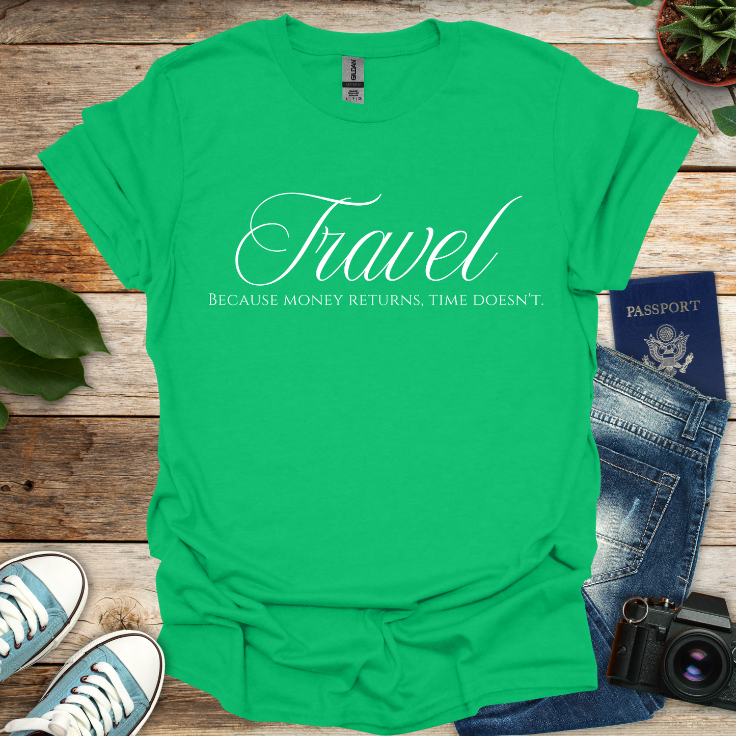 Travel Money and Time T-Shirt