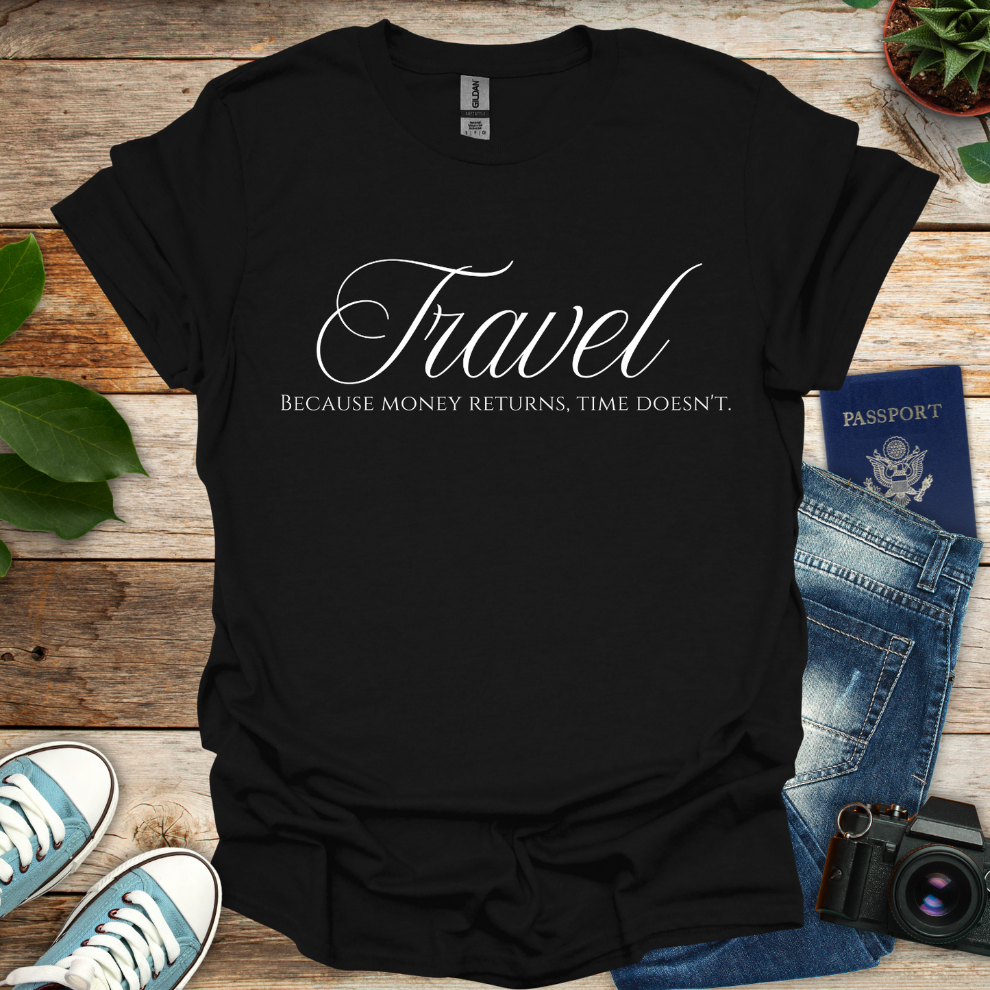 Travel Money and Time T-Shirt