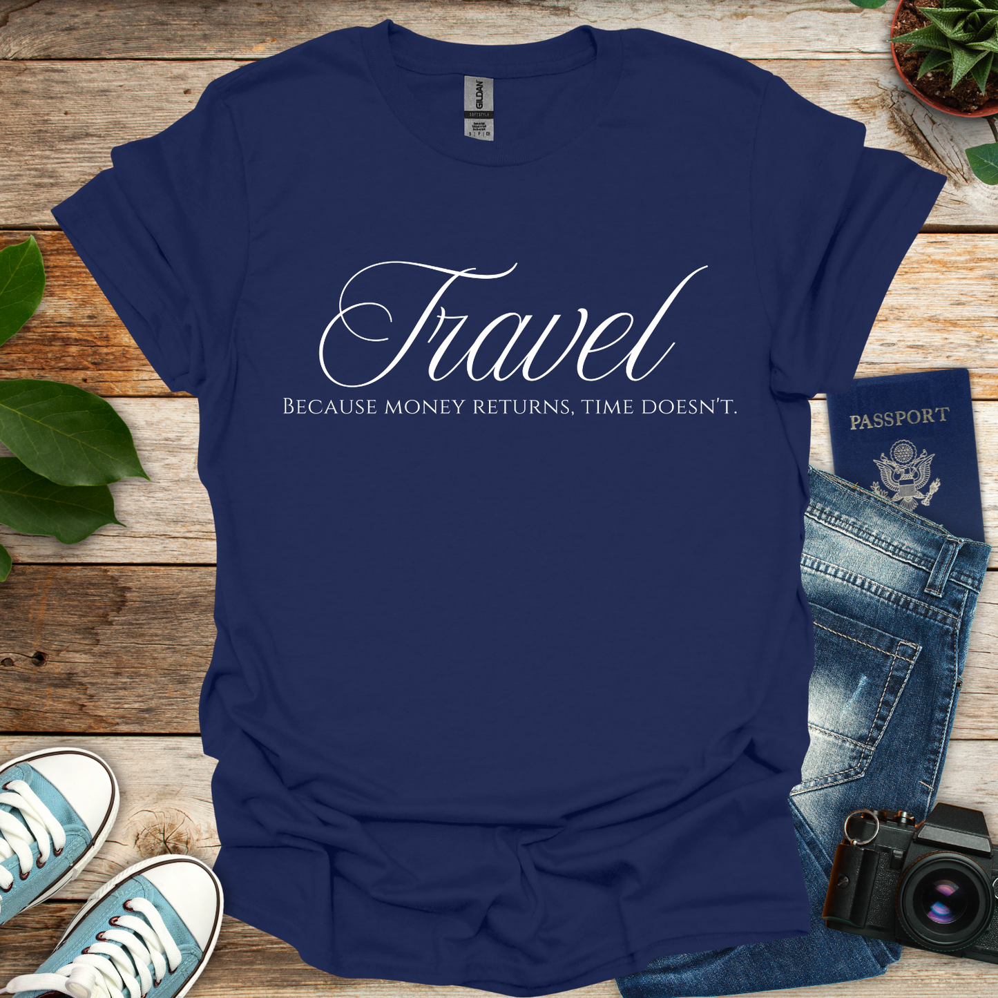 Travel Money and Time T-Shirt