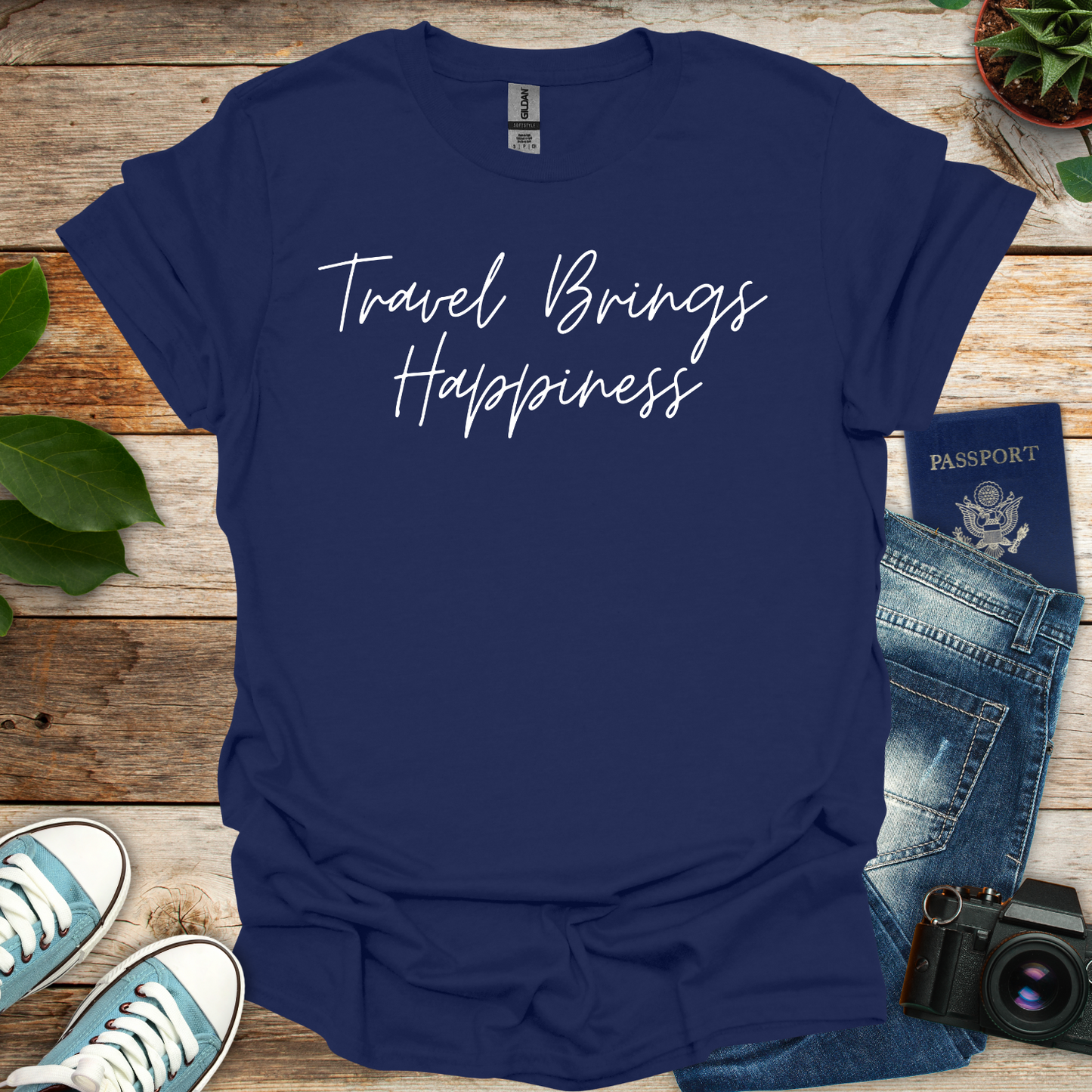 Travel Brings Happiness T-Shirt